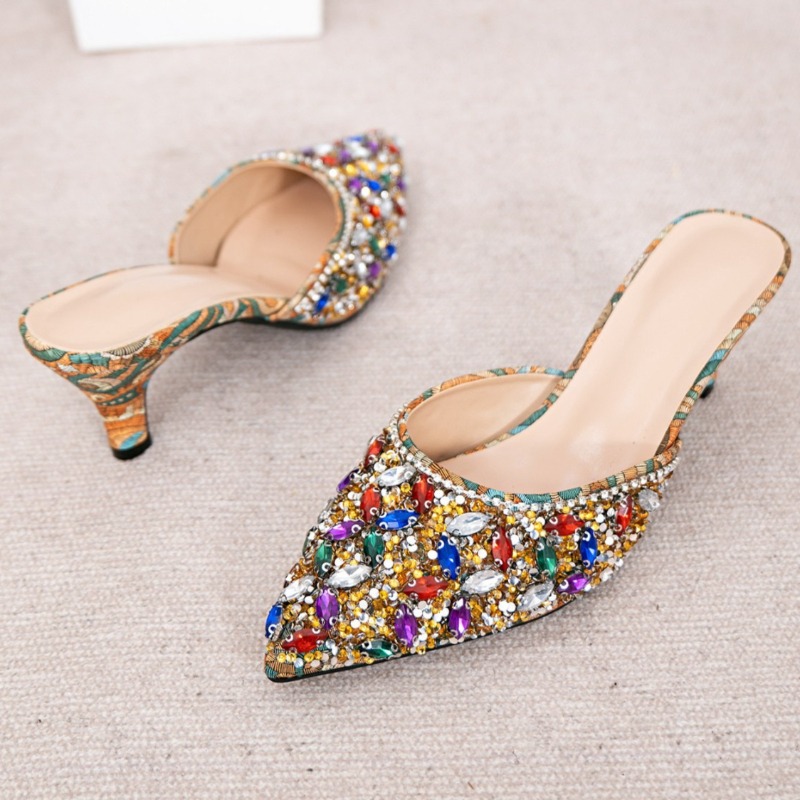 Luxury Rhinestone Kitten Heel  - Luxury Lifestyle Shoes recensie en prijs