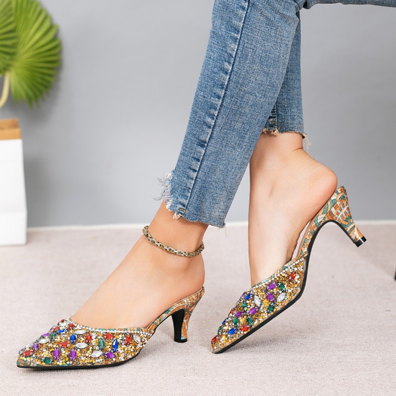 Luxury Rhinestone Kitten Heel  - Luxury Lifestyle Shoes recensie en prijs