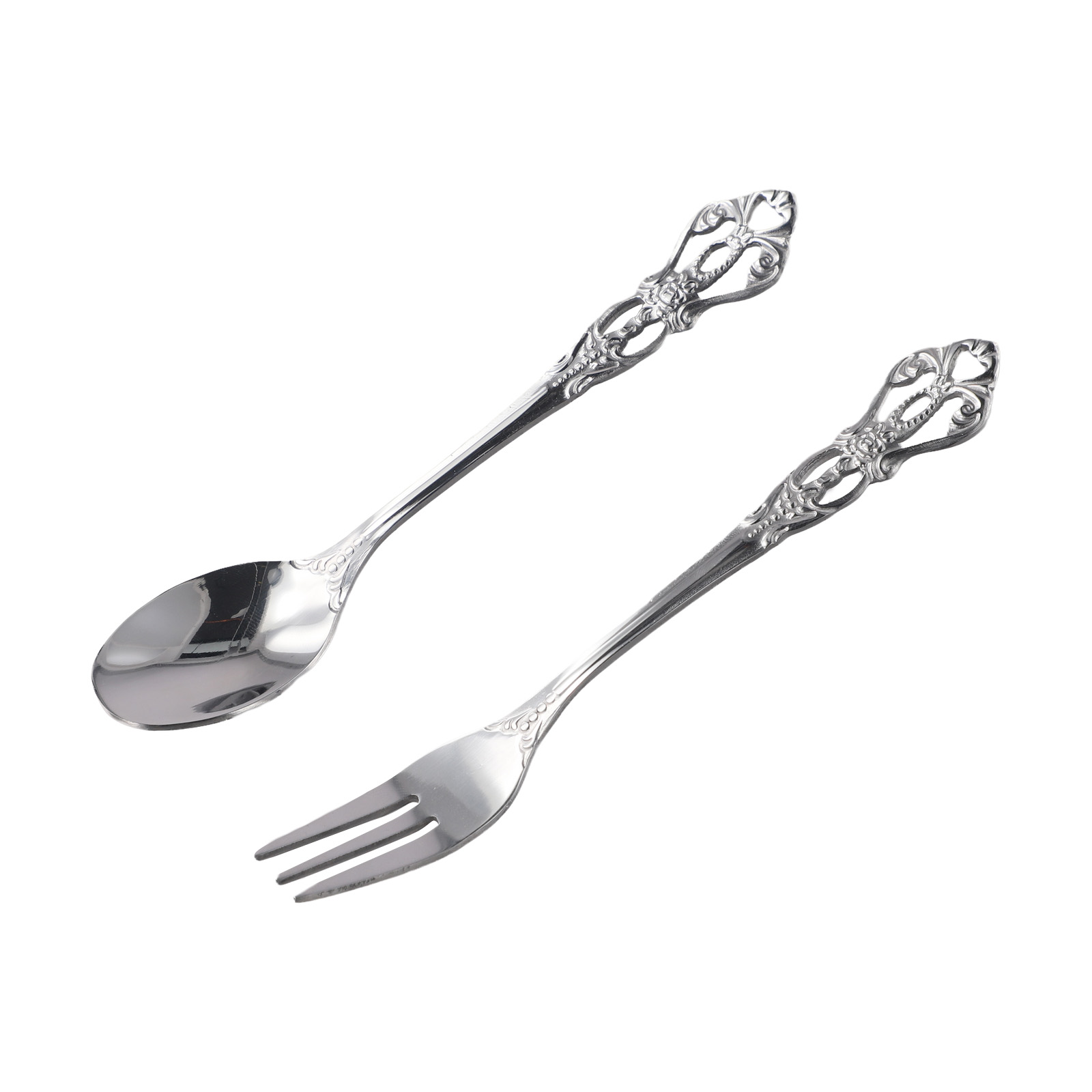 1 Pair Vintage Gold Spoon Fork - Gold Cutlery Flatware recensie en prijs