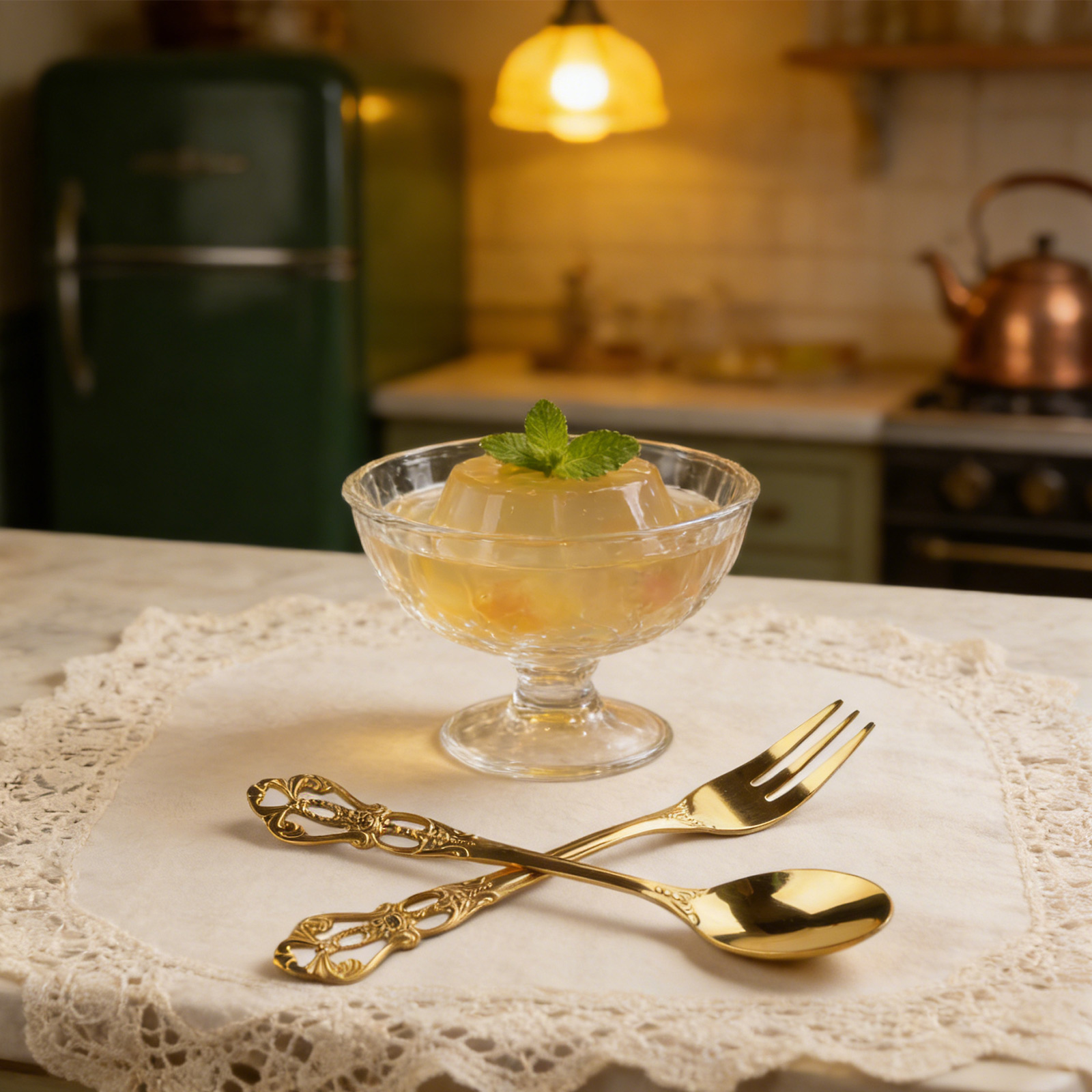 1 Pair Vintage Gold Spoon Fork - Gold Cutlery Flatware recensie en prijs