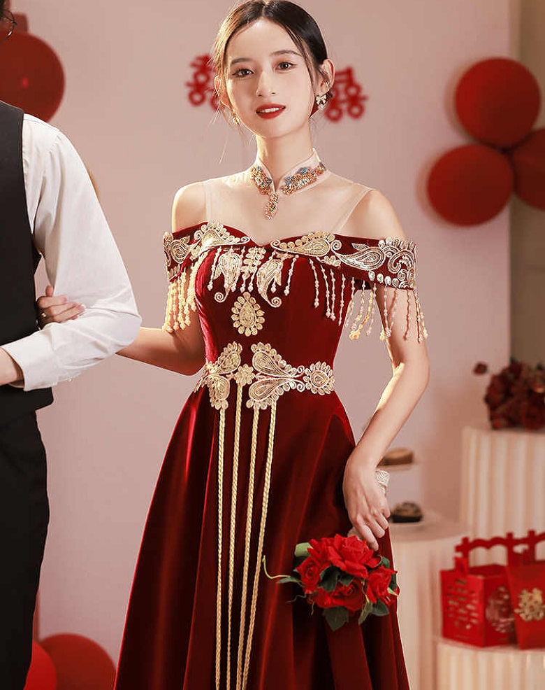 Chinese Style Toast Dress Brid - Luxury Lifestyle Girl recensie en prijs
