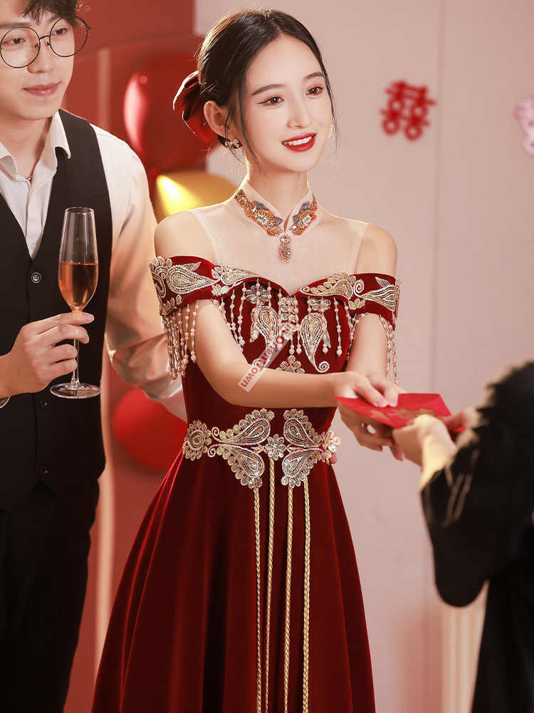 Chinese Style Toast Dress Brid - Luxury Lifestyle Girl recensie en prijs