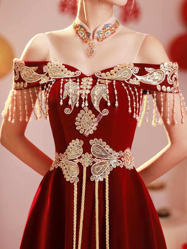 Chinese Style Toast Dress Brid - Luxury Lifestyle Girl recensie en prijs