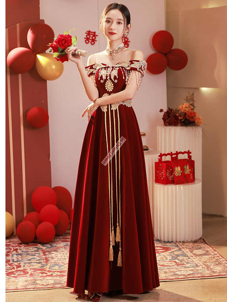 Chinese Style Toast Dress Brid - Luxury Lifestyle Girl recensie en prijs