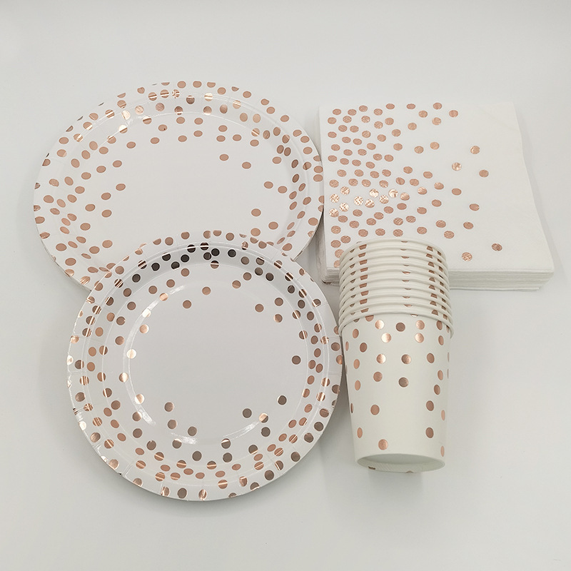 Rose Gold Party Tableware Kit  - Gold Cutlery Flatware recensie en prijs