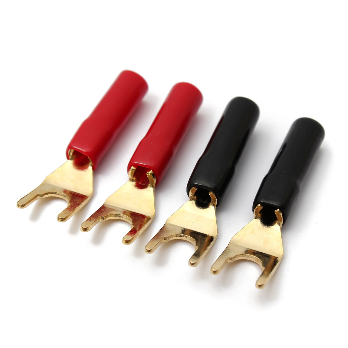 4Pcs Y-style Spade Banana Plug - Gold Cutlery Flatware recensie en prijs