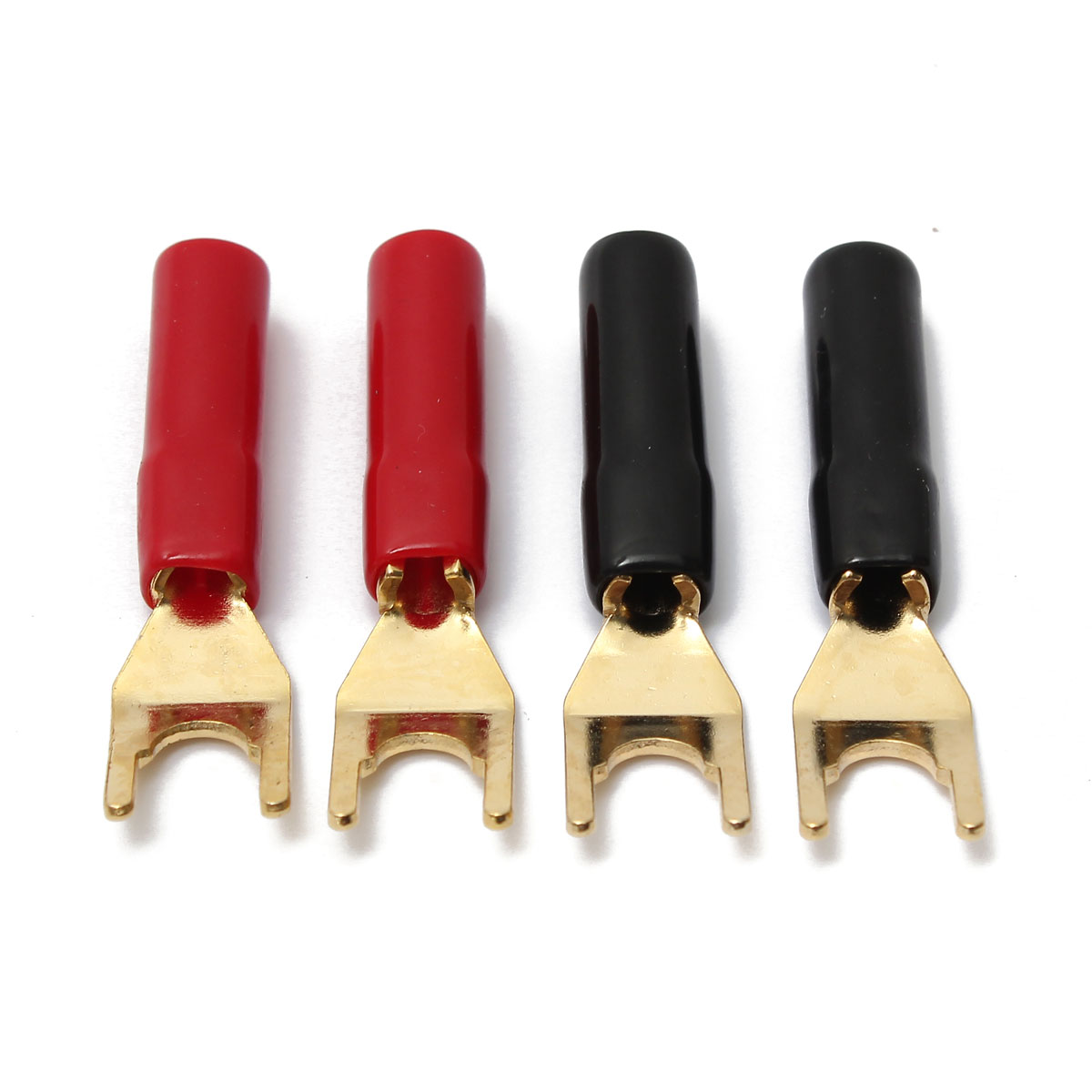 4Pcs Y-style Spade Banana Plug - Gold Cutlery Flatware recensie en prijs