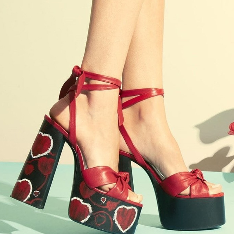 Love Heart Platform Open Toe L - Luxury Lifestyle Shoes recensie en prijs