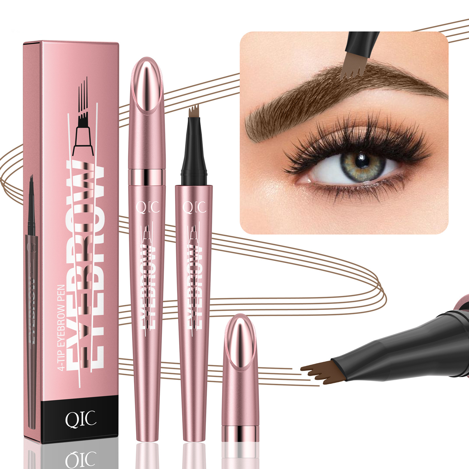 4 Fork Tip Eyebrow Pencil 3D M - Gold Cutlery Flatware recensie en prijs